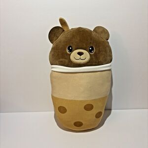 Toy Box Plush 15" Boba Tea Character Bear Brand New